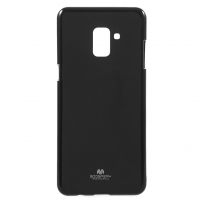 Goospery Jelly etui plastikowe do Samsung Galaxy A8 Plus (2018) - czarne