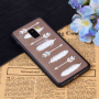 Etui plastikowe wytłoczone strzały do Samsung Galaxy A8 (2018) - przezroczyste