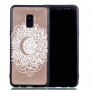 Etui plastikowe wytłoczone mandala do Samsung Galaxy A8 (2018) - przezroczyste