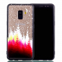 Etui plastikowe wytłoczone las do Samsung Galaxy A8 (2018) - przezroczyste