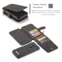 Caseme 2w1 pokrowiec portfelowy Samsung Galaxy S9 - czarny