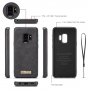 Caseme 2w1 pokrowiec portfelowy Samsung Galaxy S9 - czarny