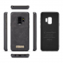 Caseme 2w1 pokrowiec portfelowy Samsung Galaxy S9 - czarny