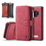 Caseme 2w1 pokrowiec portfelowy Samsung Galaxy S9 - czerwony