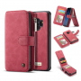 Caseme 2w1 pokrowiec portfelowy Samsung Galaxy S9 - czerwony