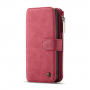 Caseme 2w1 pokrowiec portfelowy Samsung Galaxy S9 - czerwony