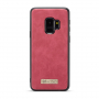 Caseme 2w1 pokrowiec portfelowy Samsung Galaxy S9 - czerwony