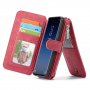 Caseme 2w1 pokrowiec portfelowy Samsung Galaxy S9 - czerwony