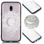 Etui plastikowe wytłoczone mandala do Samsung Galaxy J5 (2017) - przezroczyste