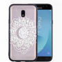 Etui plastikowe wytłoczone mandala do Samsung Galaxy J5 (2017) - przezroczyste