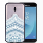 Etui plastikowe wytłoczone lotus do Samsung Galaxy J5 (2017) - przezroczyste