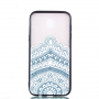 Etui plastikowe wytłoczone lotus do Samsung Galaxy J5 (2017) - przezroczyste