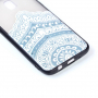 Etui plastikowe wytłoczone lotus do Samsung Galaxy J5 (2017) - przezroczyste