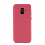 Nxe etui plastikowe lśniące do Samsung Galaxy A8 (2018) - czerwone