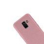 Nxe etui plastikowe lśniące do Samsung Galaxy A8 (2018) - różowo-złote
