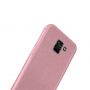 Nxe etui plastikowe lśniące do Samsung Galaxy A8 (2018) - różowo-złote