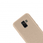 Nxe etui plastikowe lśniące do Samsung Galaxy A8 (2018) - złote