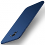 Mofi Shield etui plastikowe do Samsung Galaxy A8 (2018) - ciemnoniebieskie