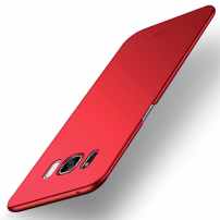 Mofi Frosted etui plastikowe do Samsung Galaxy S8 - czerwone