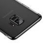 Baseus Glitter etu przezroczyste z ramką do Samsung Galaxy S9 - czarne