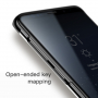 Baseus Glitter etu przezroczyste z ramką do Samsung Galaxy S9 - czarne