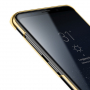Baseus Glitter etu przezroczyste z ramką do Samsung Galaxy S9 - złote