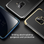 Baseus Glitter etu przezroczyste z ramką do Samsung Galaxy S9 - złote