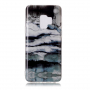 Etui plastikowe marmur do Samsung Galaxy S9 - szare