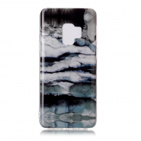 Etui plastikowe marmur do Samsung Galaxy S9 - szare