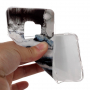 Etui plastikowe marmur do Samsung Galaxy S9 - szare