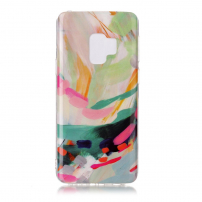 Etui plastikowe abstrakcja do Samsung Galaxy S9 - kolorowe