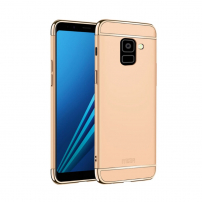 Mofi etui plastikowe do Samsung Galaxy A8 (2018) - złote