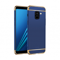 Mofi etui plastikowe do Samsung Galaxy A8 (2018) - niebieskie