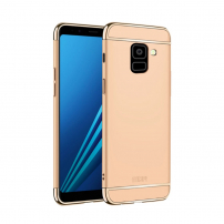 Mofi etui plastikowe do Samsung Galaxy A8 Plus (2018) - złote