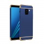 Mofi etui plastikowe do Samsung Galaxy A8 Plus (2018) - niebieskie