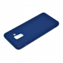 Etui silikonowe do Samsung Galaxy A8 (2018) - ciemnoniebieskie