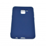 Etui silikonowe do Samsung Galaxy A8 (2018) - ciemnoniebieskie