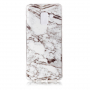 Etui plastikowe marmur do Samsung Galaxy A8 (2018) - białe