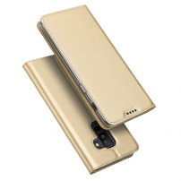 Dux Ducis Skin Pro pokrowiec flip do Samsung Galaxy A6 Plus (2018) - złoty