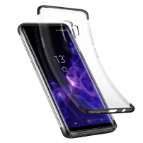 Baseus Armor etui plastikowe przezroczyste do Samsung Galaxy S9 - czarne