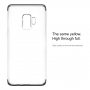 Baseus Armor etui plastikowe przezroczyste do Samsung Galaxy S9 - czarne