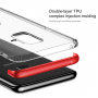Baseus Armor etui plastikowe przezroczyste do Samsung Galaxy S9 - czerwone