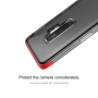 Baseus Armor etui plastikowe przezroczyste do Samsung Galaxy S9 - czerwone