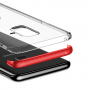 Baseus Armor etui plastikowe przezroczyste do Samsung Galaxy S9 - czerwone