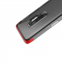 Baseus Armor etui plastikowe przezroczyste do Samsung Galaxy S9 - czerwone