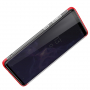 Baseus Armor etui plastikowe przezroczyste do Samsung Galaxy S9 - czerwone