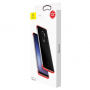 Baseus Armor etui plastikowe przezroczyste do Samsung Galaxy S9 - czerwone