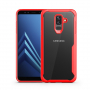 Odporne na wstrząsy etui przezroczyste do Samsung Galaxy A6 Plus (2018) - czerwone
