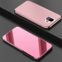 Etui lustrzane metalizowane do Samsung Galaxy A6 (2018) - różowo-złote