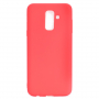 Etui silikonowe do Samsung Galaxy A6 Plus (2018) - czerwone